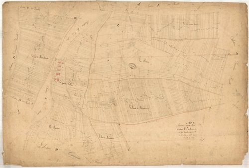 Laines-aux-Bois, section D dite de Monterrois, feuille n° 4, parcelles n°1689-2403