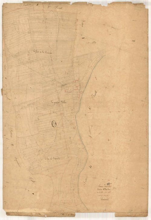 Laines-aux-Bois, section E dite des Bois, feuille n° 3, parcelles n°772-1126