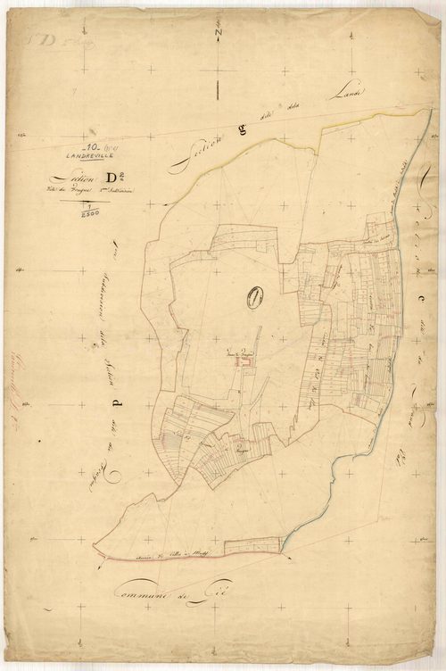 Landreville, section D dite du Fragne, feuille n° 2