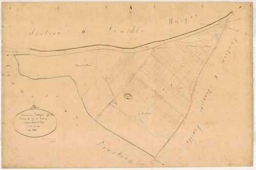 Lantages, section E dite des Herbues, feuille n° 1