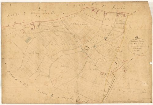 Lantages, section E dite des Herbues, feuille n° 4
