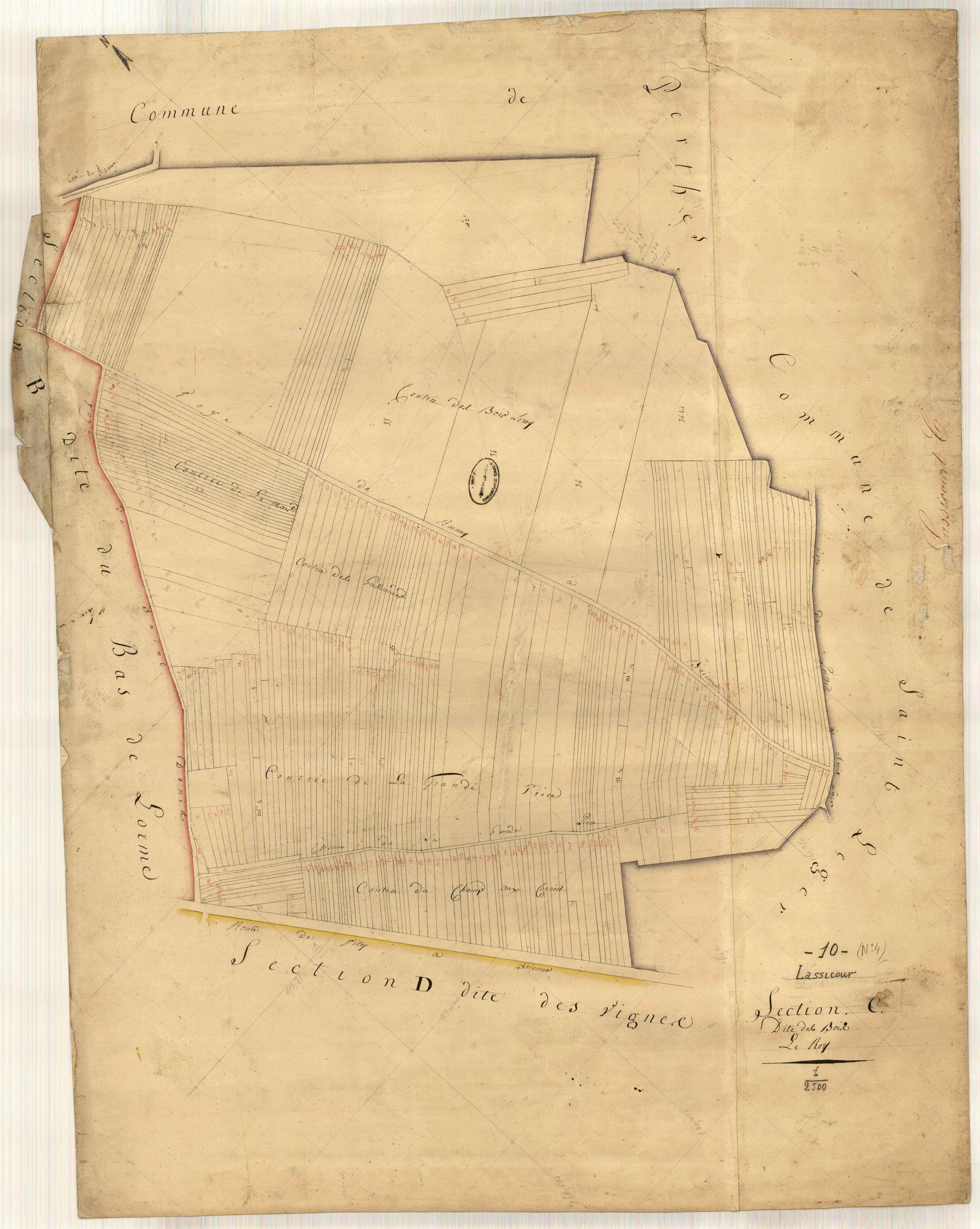 Lassicourt, section C dite du bois le Roy