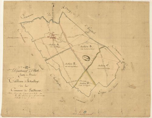 Lassicourt, tableau d'assemblage