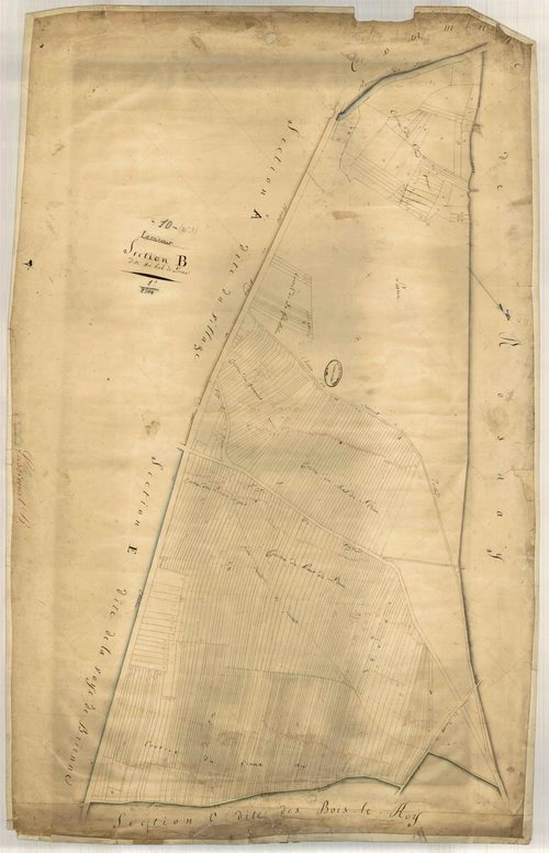 Lassicourt, section B dite du bas de l'orme