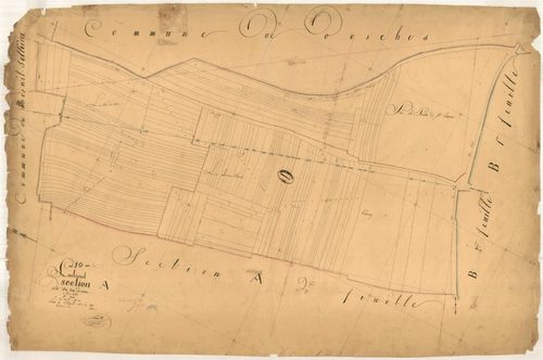 Laubressel, section A dite des voies de Mors, feuille n° 1, parcelles n°1-148