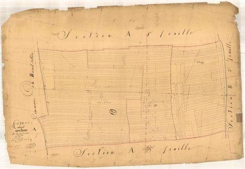 Laubressel, section A dite des voies de Mors, feuille n° 2, parcelles n°149-412