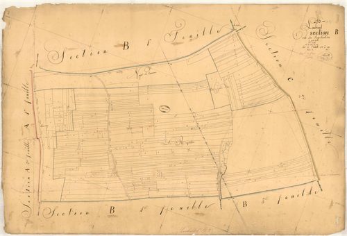 Laubressel, section B dite des Rupcheindres, feuille n° 2, parcelles n°85-326