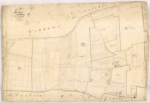 Laubressel, section C dite de Champigny, feuille n° 1, parcelles n°1-260