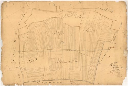 Laubressel, section D dite des Petits Collers, feuille n° 4, parcelles n°677-952
