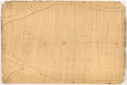 Laubressel, section E dite du village, feuille n° 1, parcelles n°1-627