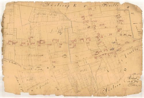Laubressel, section E dite du village, feuille n° 3, parcelles n°917-1568