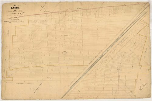Lavau, section B dite de l'Etang, feuille n° 1, parcelles n°1-400