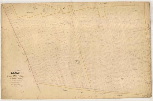 Lavau, section B dite de l'Etang, feuille n° 2, parcelles n°401-842