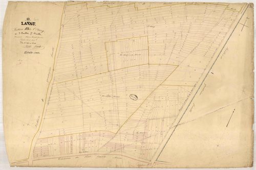 Lavau, section B dite de l'Etang, feuille n° 3, parcelles n°843-1218