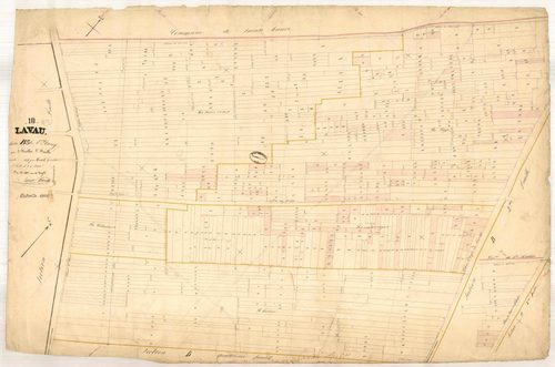 Lavau, section B dite de l'Etang, feuille n° 5, parcelles n°1483-2904