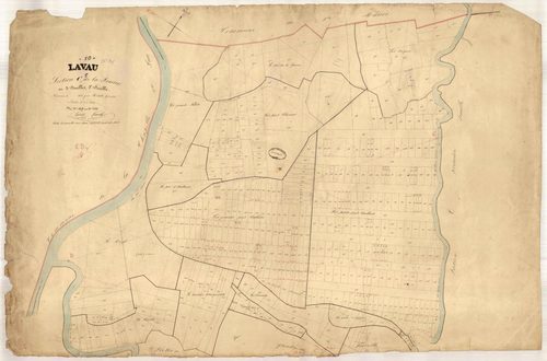 Lavau, section C dite de la Prairie, feuille n° 5, parcelles n°1678-2156