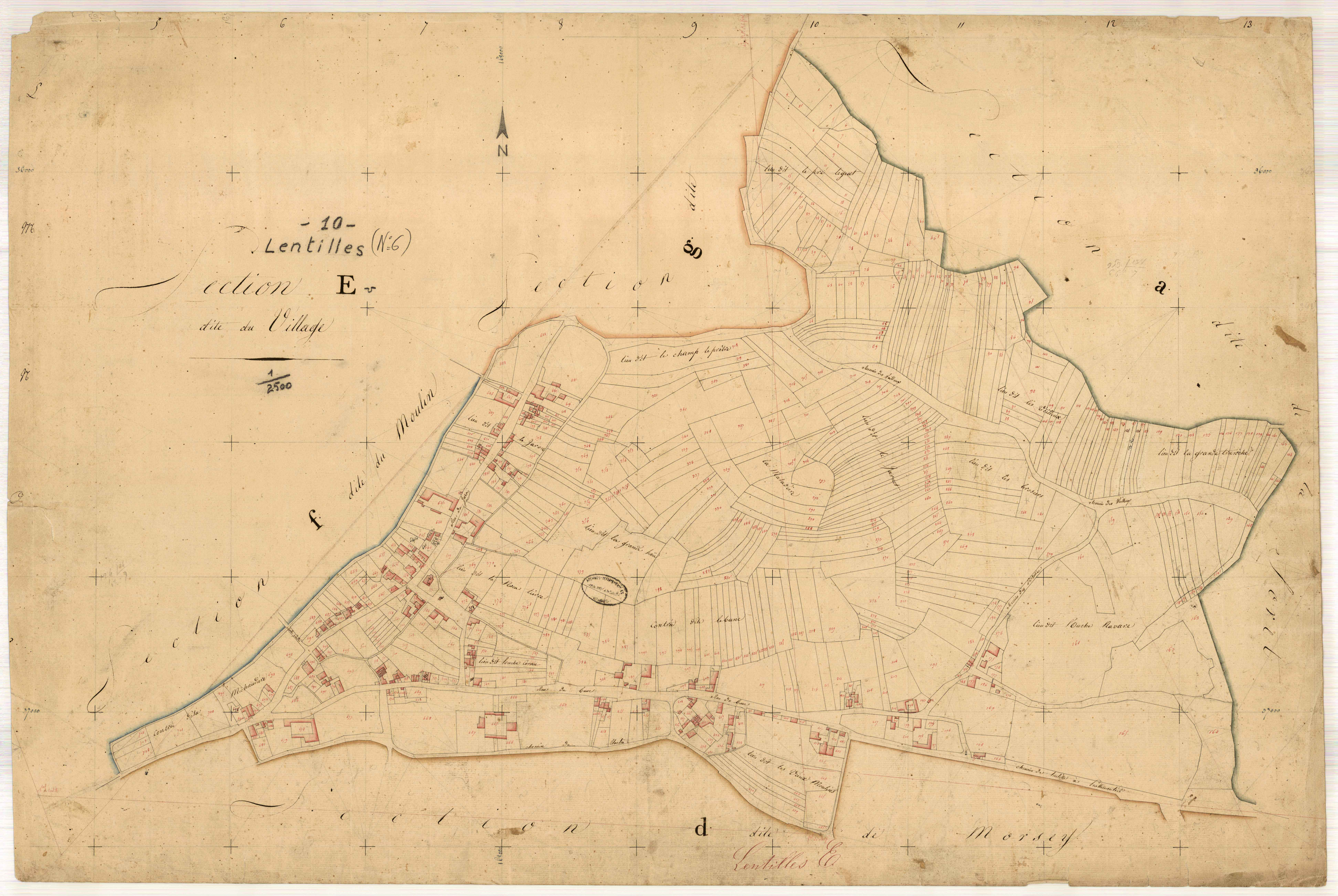Lentilles, section E dite du Village