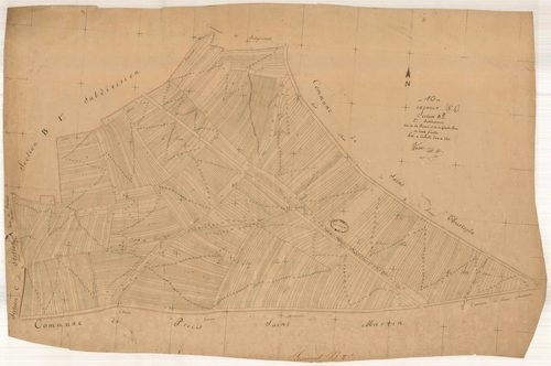 Lesmont, section B dite de la Prieuré et de la Grande Pièce, feuille n° 2