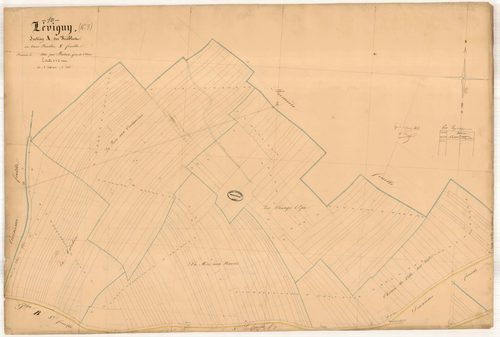 Lévigny, section A dite des Rièbles, feuille n° 2, parcelles n°362-545