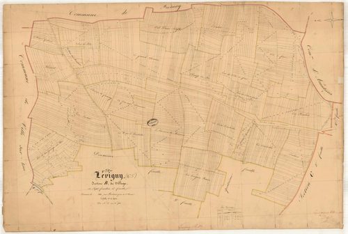 Lévigny, section B dite du Village, feuille n° 1, parcelles n°1-735