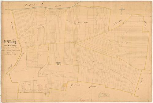 Lévigny, section B dite du Village, feuille n° 3, parcelles n°880-1129
