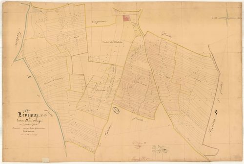 Lévigny, section B dite du Village, feuille n° 6, parcelles n°1881-2198