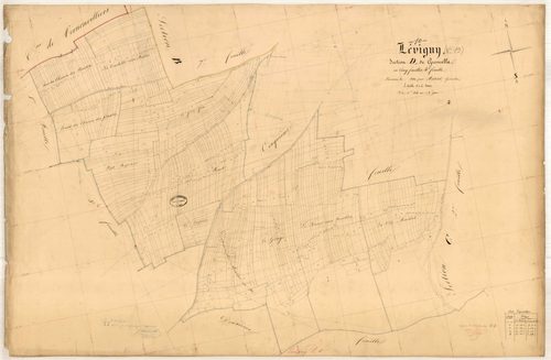 Lévigny, section D dite de Gremelle, feuille n° 4, parcelles n°514-900