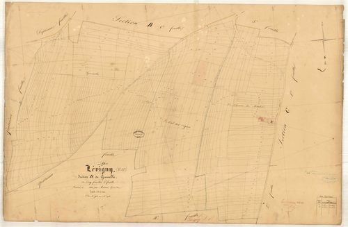 Lévigny, section D dite de Gremelle, feuille n° 5, parcelles n°901-1078