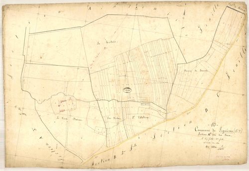 Lignières, section A dite de bois, feuille n° 2