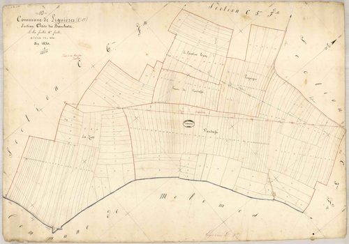 Lignières, section C dite de Bouchats, feuille n° 4