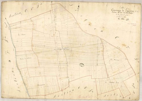 Lignières, section C dite de Bouchats, feuille n° 5