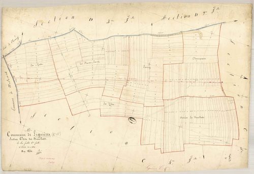 Lignières, section C dite de Bouchats, feuille n° 6