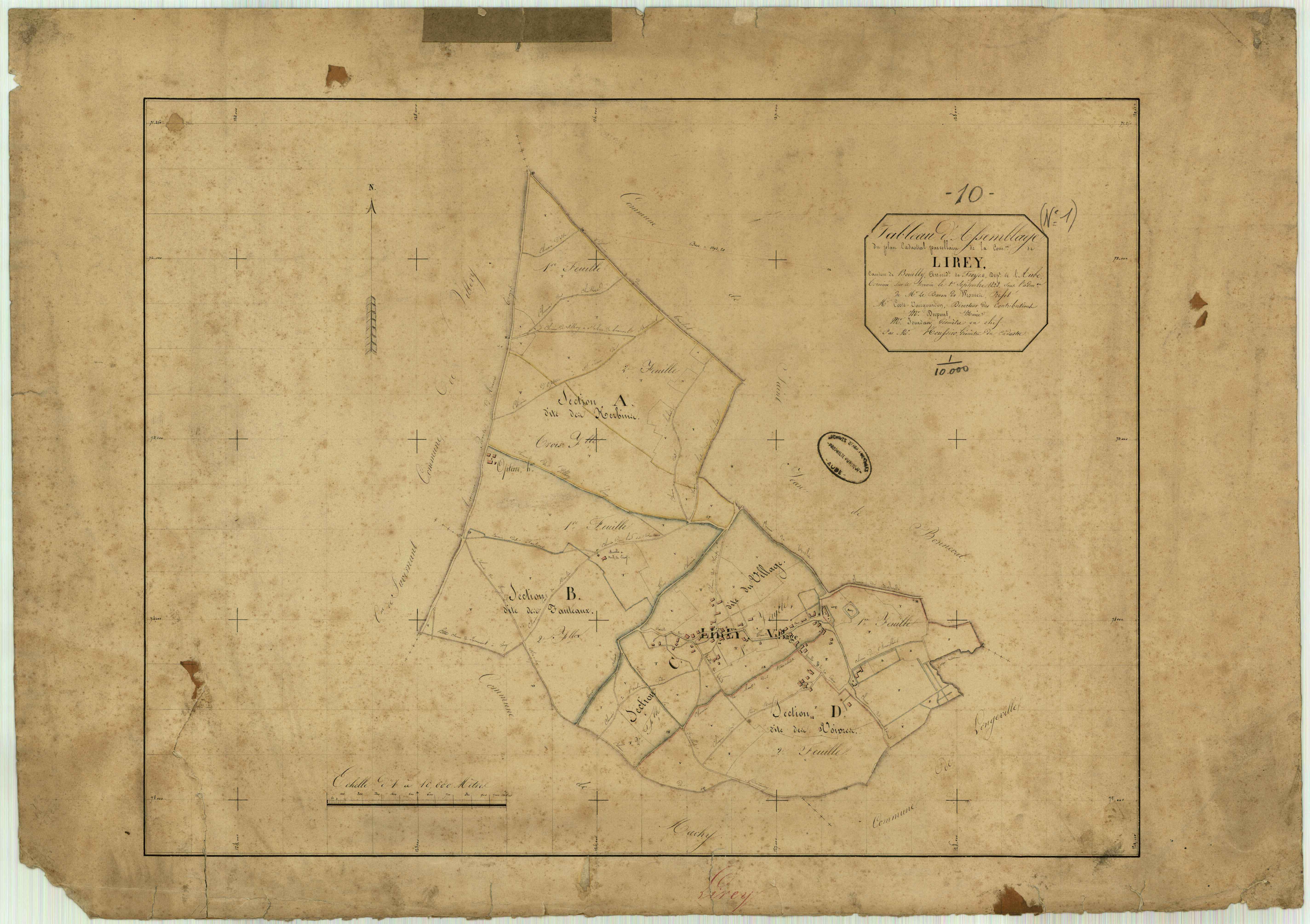Lirey, tableau d'assemblage