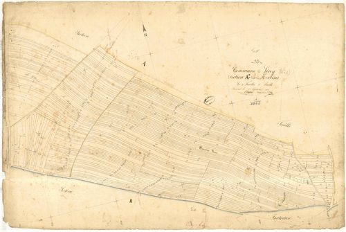 Lirey, section A dite des Herbins, feuille n° 3