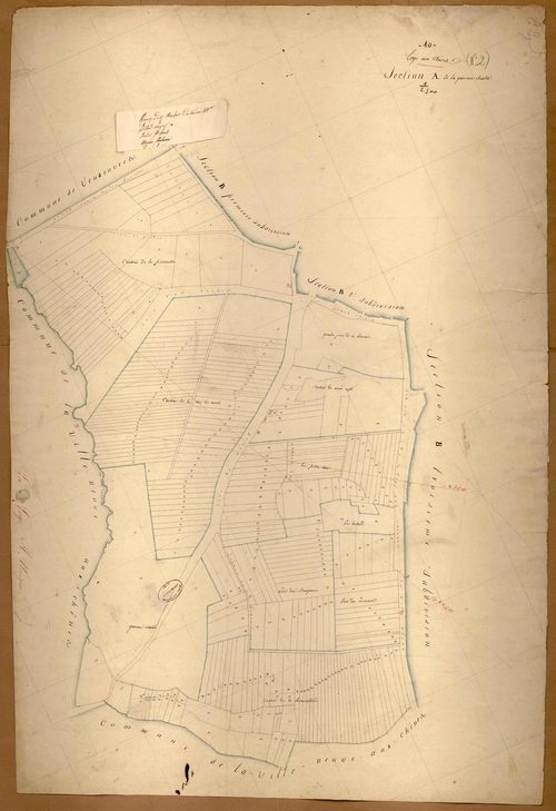 La Loge-aux-Chèvres, section A dite de la Garenne Charlot, première subdivision