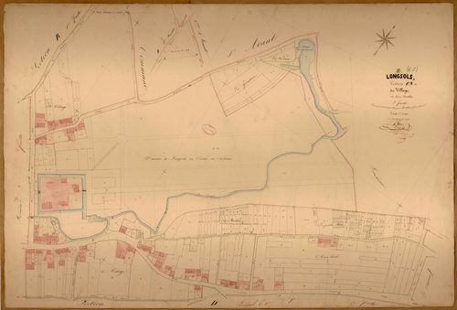Longsols, section C dite du village, feuille n° 2, parcelles n°210-503