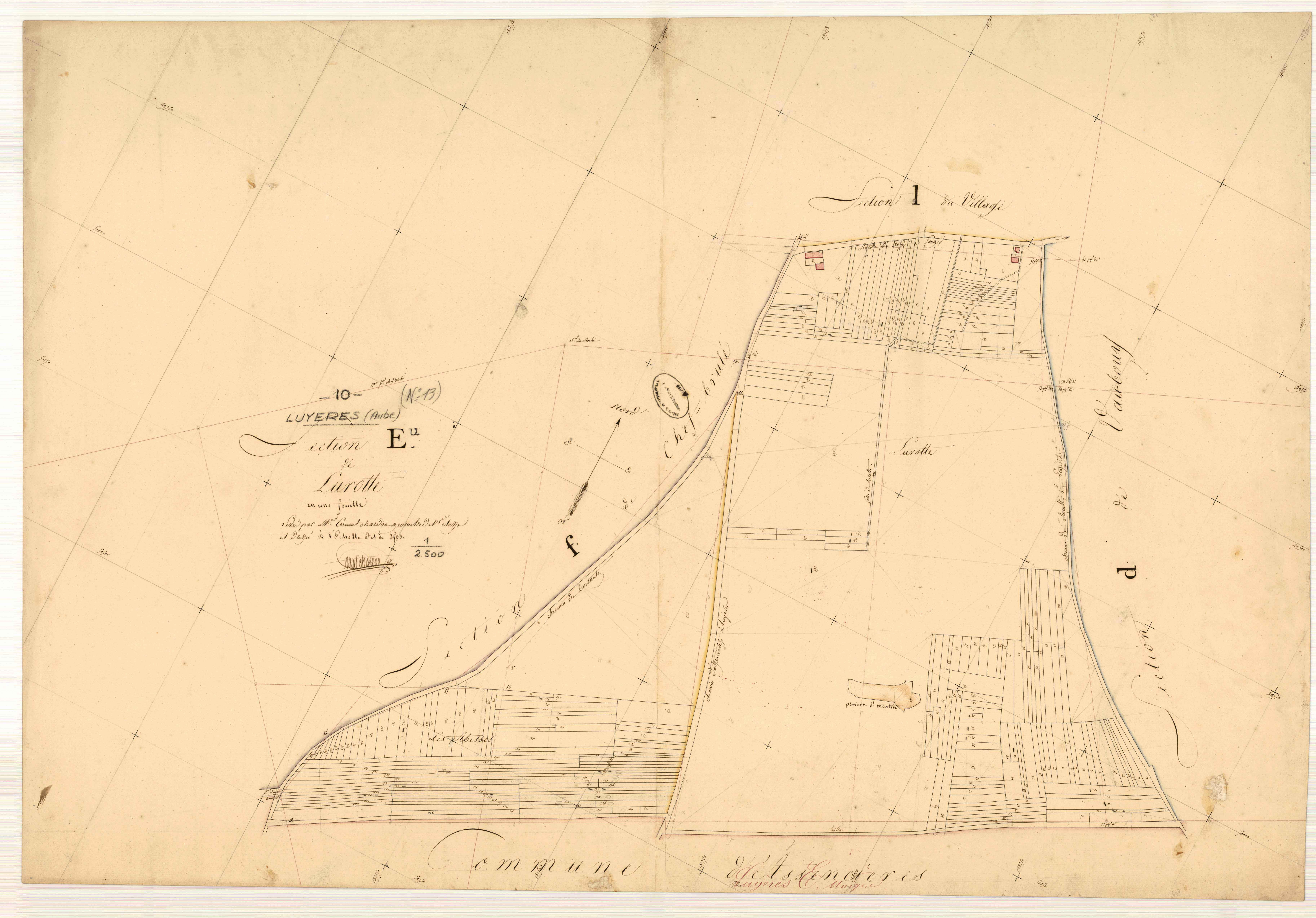 Luyères, section E dite de Lurolle