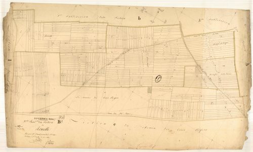 Luyères, section B dite de Rouelle, feuille n° 2