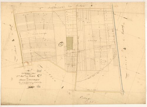 Luyères, section C dite du chemin des trois noyers, feuille n° 3