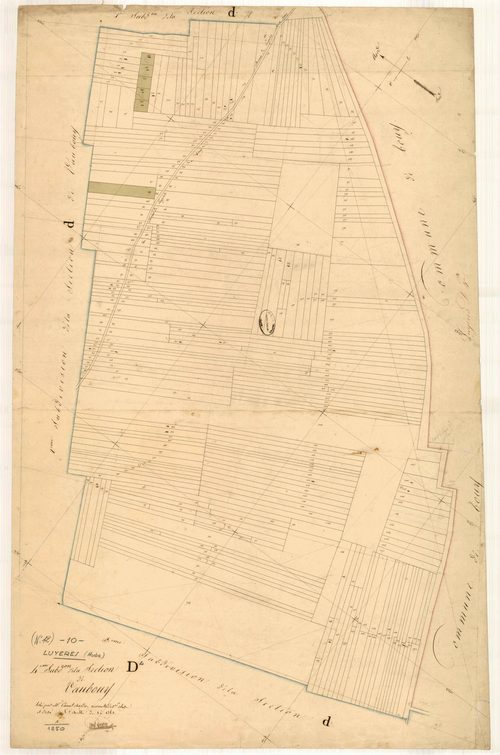 Luyères, section D dite de Vaubouy, feuille n° 4
