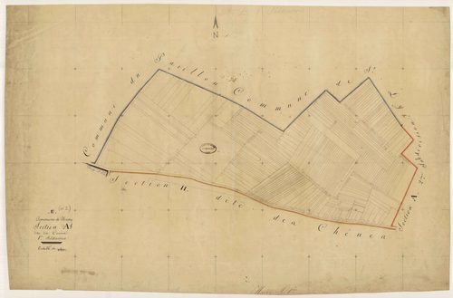 Macey, section A dite des corvées, feuille n° 1