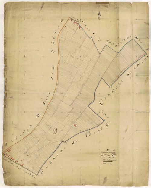 Macey, section C dite du moulin, feuille n° 2