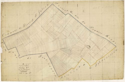 Macey, section F dite des bourgeonnes, feuille n° 1