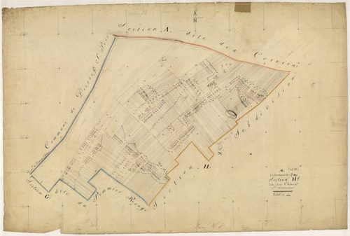 Macey, section H dite des chênes, feuille n° 1
