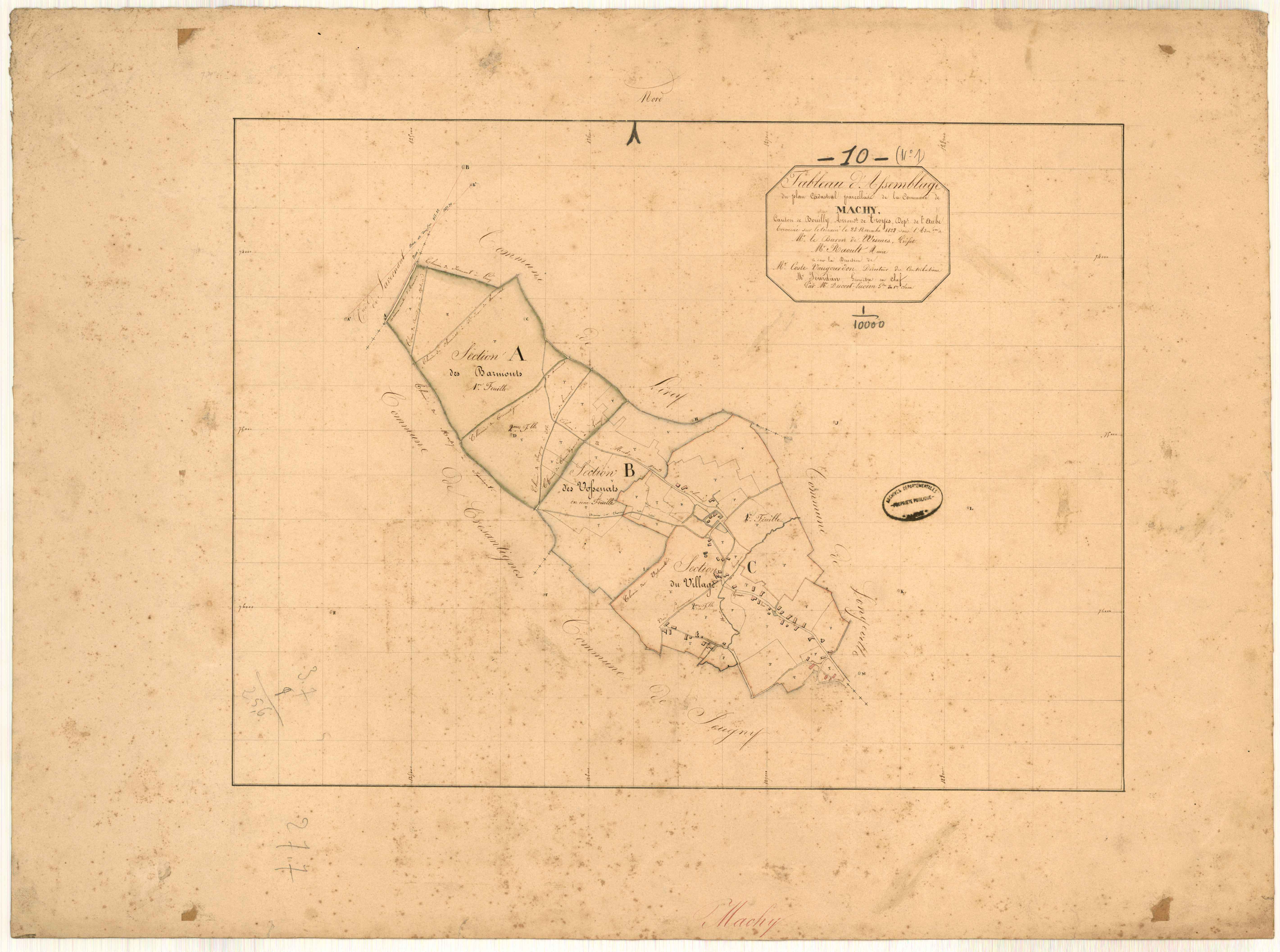 Machy, tableau d'assemblage