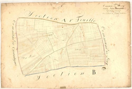 Machy, section A dite des Barmons, feuille n° 2