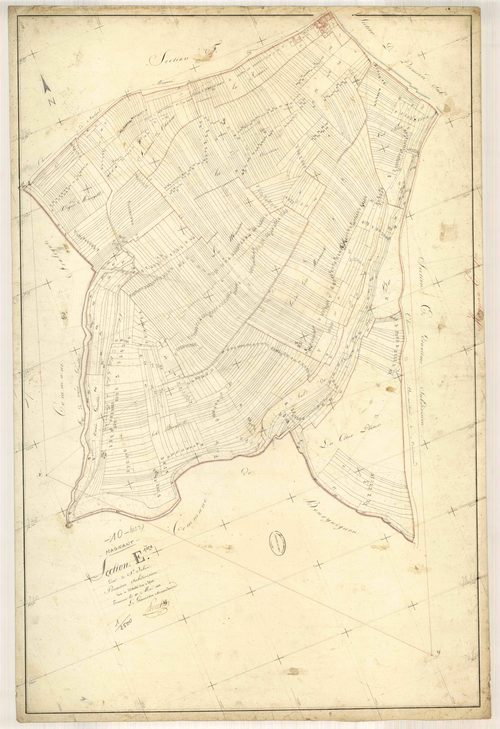 Magnant, section E dite de Saint Julien, feuille n° 1