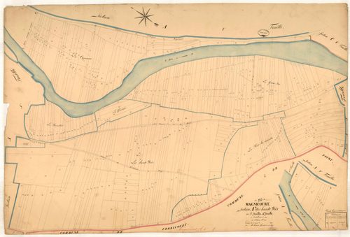 Magnicourt, section A dite des hauts prés, feuille n° 4, parcelles n° 641-1003