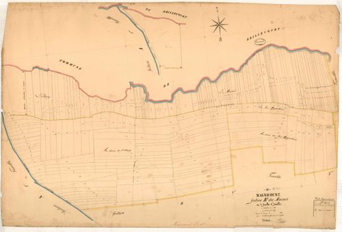 Magnicourt, section B dite du marais, feuille n° 1, parcelles n°1-217