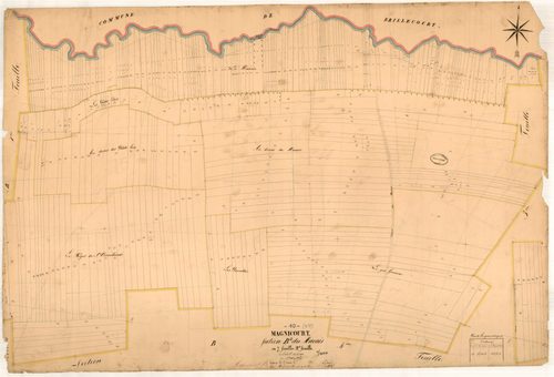 Magnicourt, section B dite du marais, feuille n° 2, parcelles n°218-545